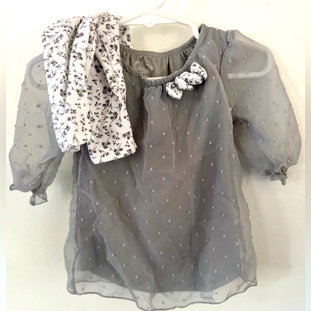 René Rofé 2 Piece Blouse and Pants 0-3mos